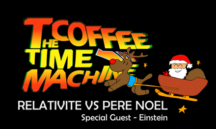 The Coffee Time Machine sur la relativité et le père Noël